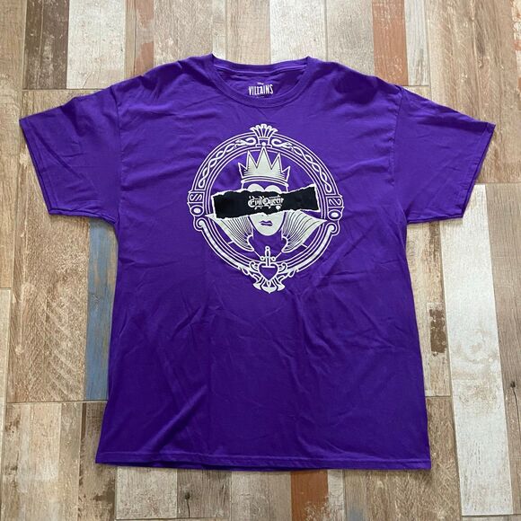 Disney Villains Evil Queen Purple X Large XL T-Shirt Loot Crate Exclusive - Picture 1 of 7
